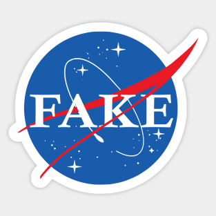 Nasa Fake Logo Sticker